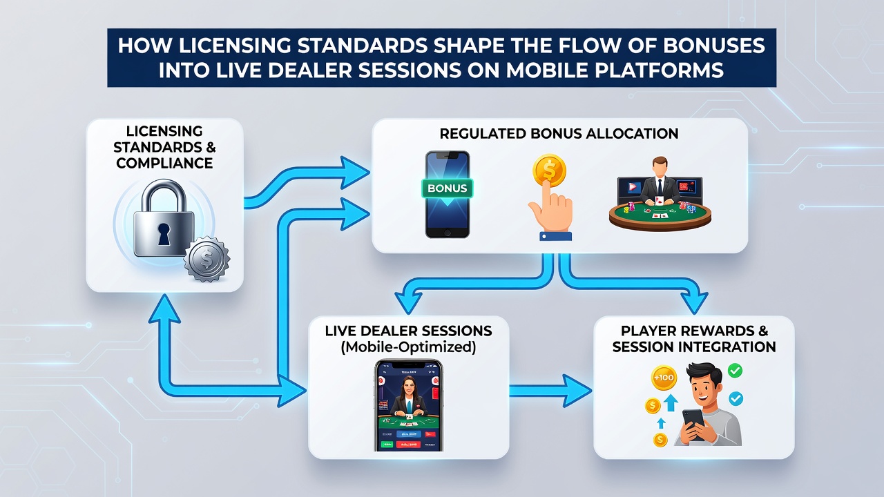 Bonusintegration in Live-Dealer-Sessions auf mobilen Geräten unter Lizenzvorgaben