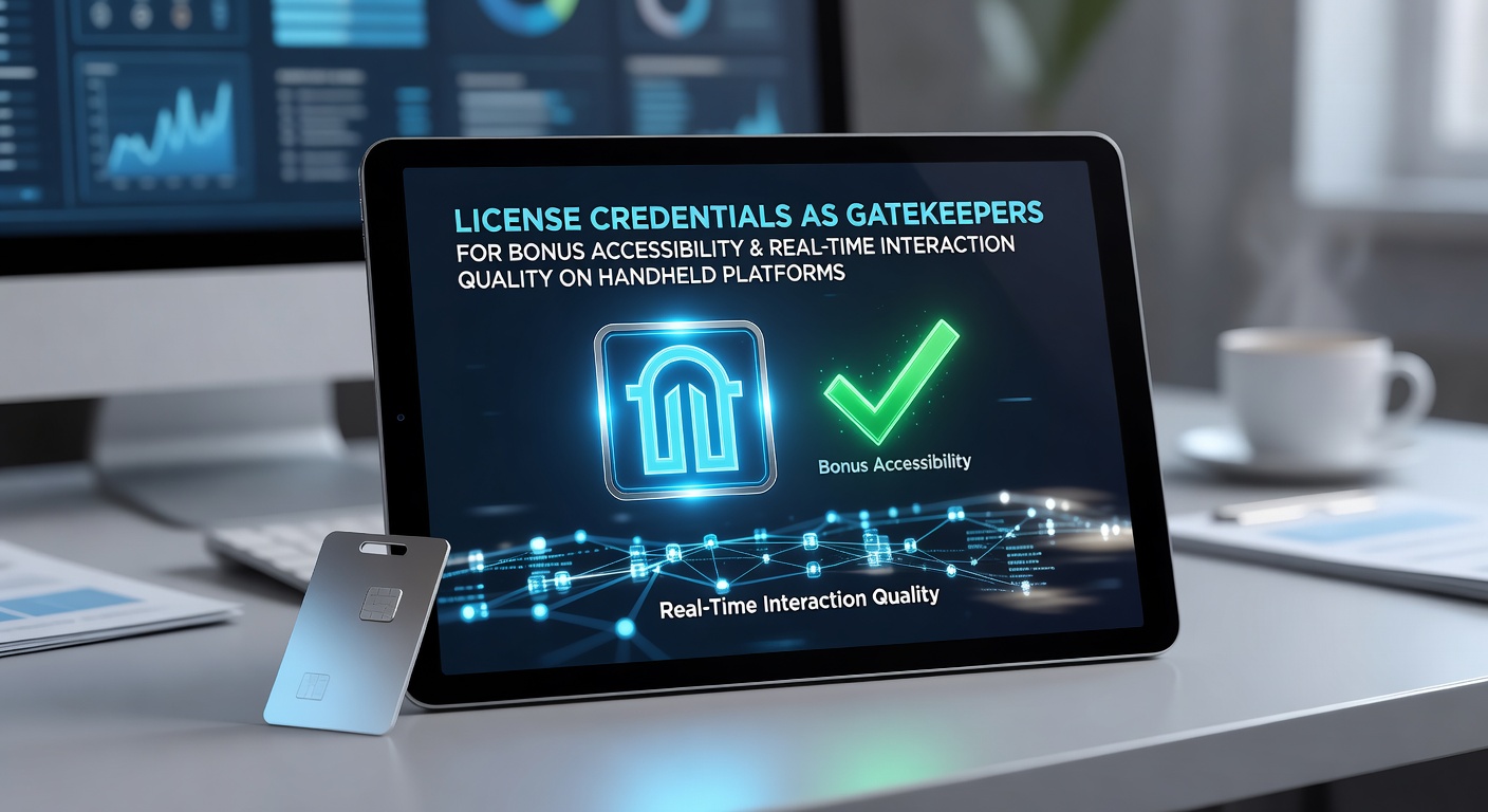 Darstellung von Lizenz-Credentials und mobilen Plattformen im Online-Glücksspiel