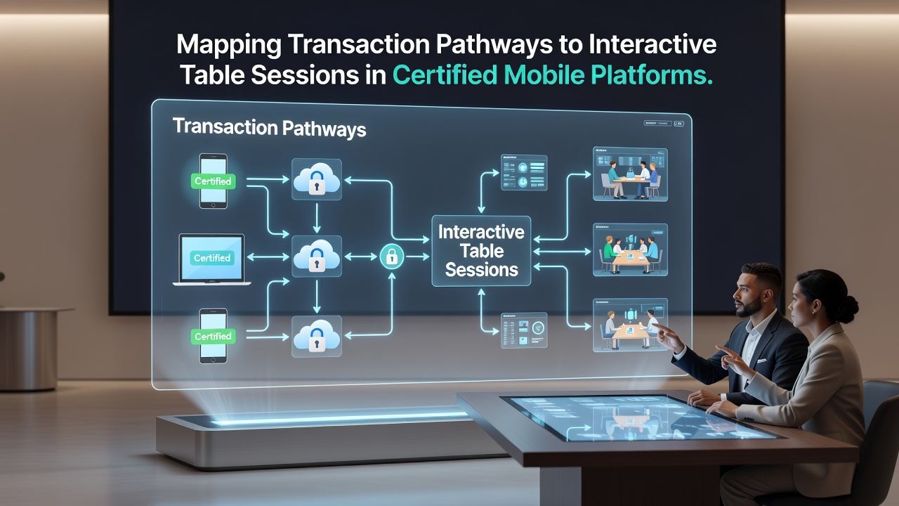 Transaktionspfade und interaktive Tischsitzungen auf zertifizierten mobilen Casino-Plattformen