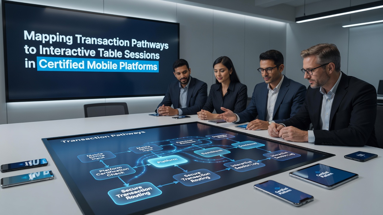 Detaillierte Darstellung von Transaktionswegen in mobilen Live-Casino-Umgebungen