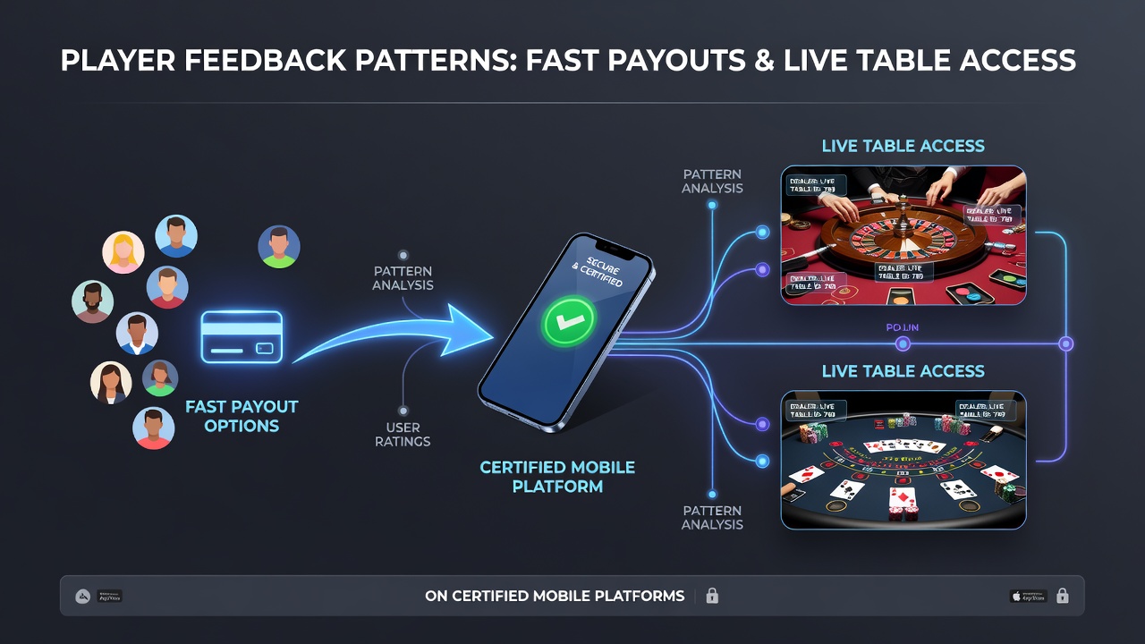 Analyse von Spielerfeedback zu schnellen Auszahlungen und Live-Tischen auf zertifizierten mobilen Casino-Plattformen
